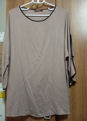 Bej Kadın Uzun Kollu bluz - Görsel 2