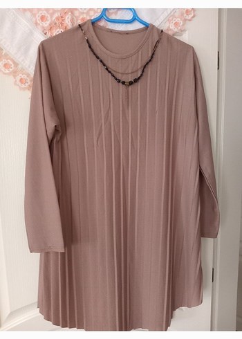 Bohem Tarz Kahverengi Yılan Desenli Pilili Uzun Etek - Görsel 4