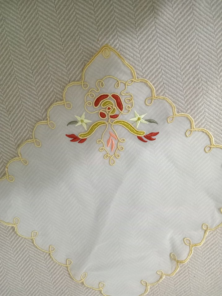 Nakışlı Çok Renkli Masa Örtüsü tam takımdır 2 ayrı model var - Görsel 2