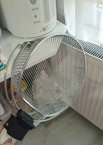 Beyaz Elektrikli Fritöz sifirdir - Görsel 2