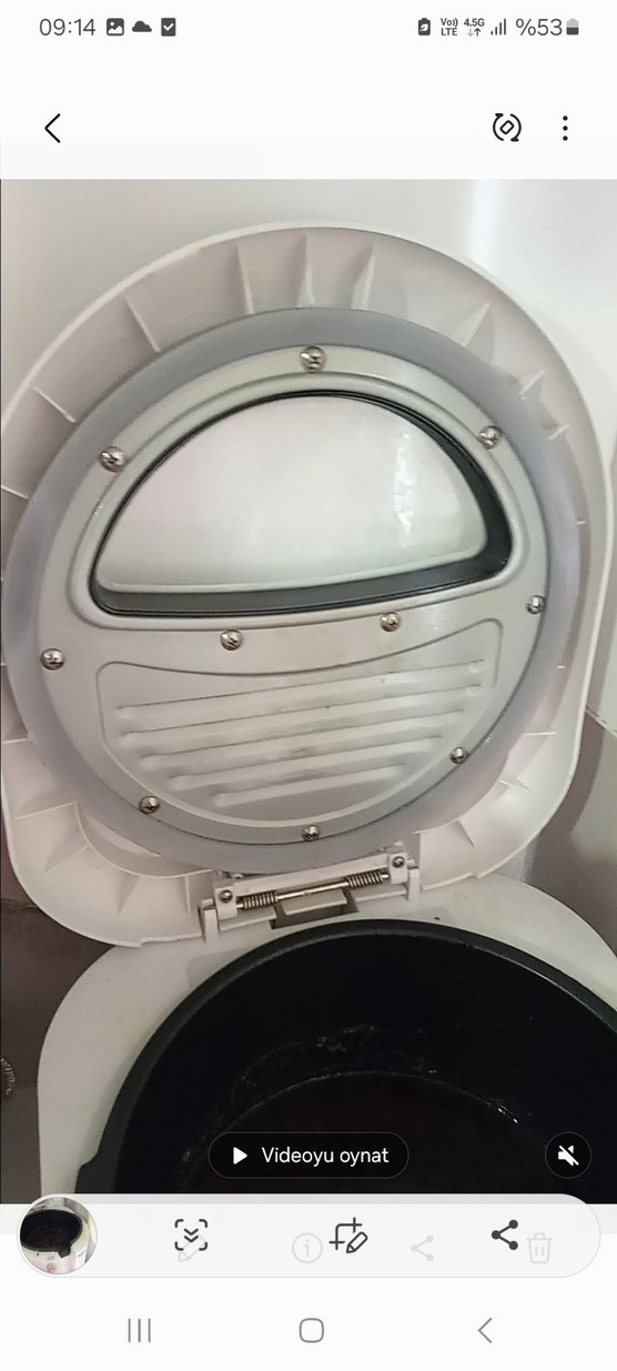 Beyaz Elektrikli Fritöz sifirdir - Görsel 3