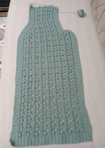 Beyaz Örgü Kadın Yelek - Görsel 3