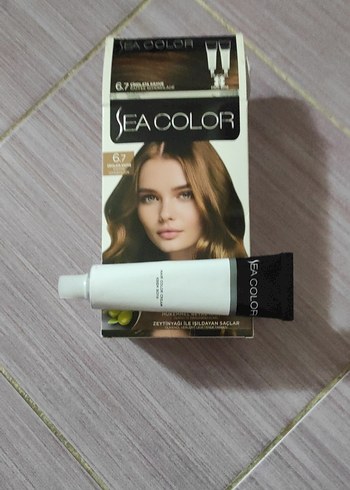Sea Color Saç Boyası 6.7 Doğal Kestane kapalı paket - Görsel 3