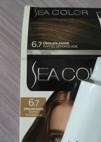Sea Color Saç Boyası 6.7 Doğal Kestane kapalı paket - Görsel 2