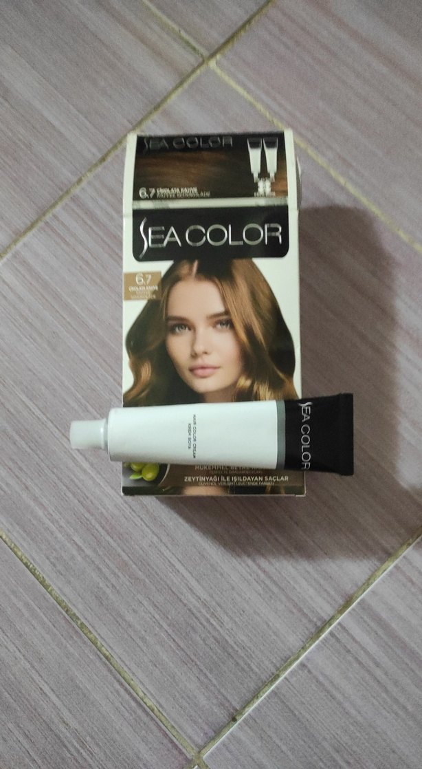 Sea Color Saç Boyası 6.7 Doğal Kestane kapalı paket - Görsel 3