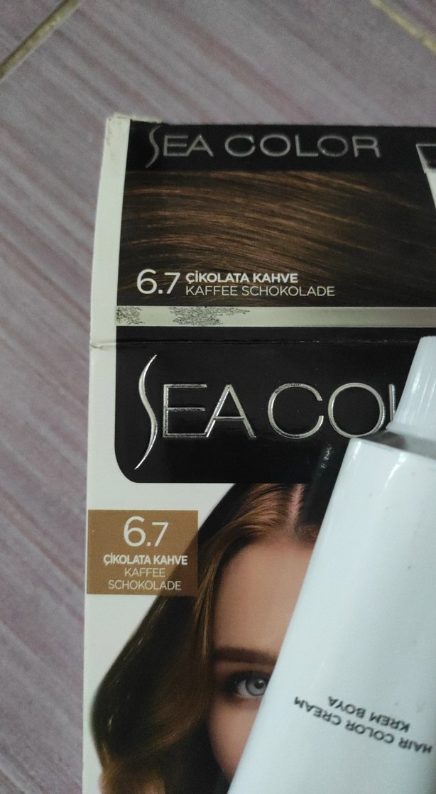 Sea Color Saç Boyası 6.7 Doğal Kestane kapalı paket - Görsel 2