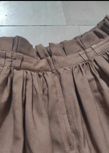38 Beden kahverengi Renk #hm etek cepli aynı renklerde başörtü fular çanta var