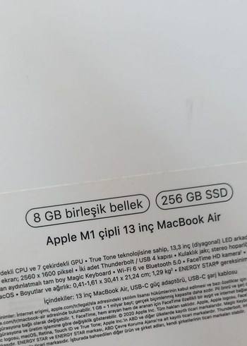 Apple Gri Apple MacBook Dizüstü Bilgisayar