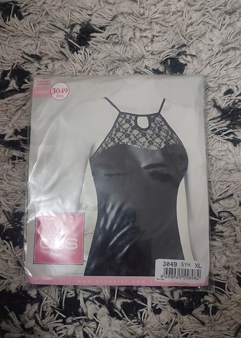 Dantel Detaylı Siyah Straplez Üstü - Görsel 2