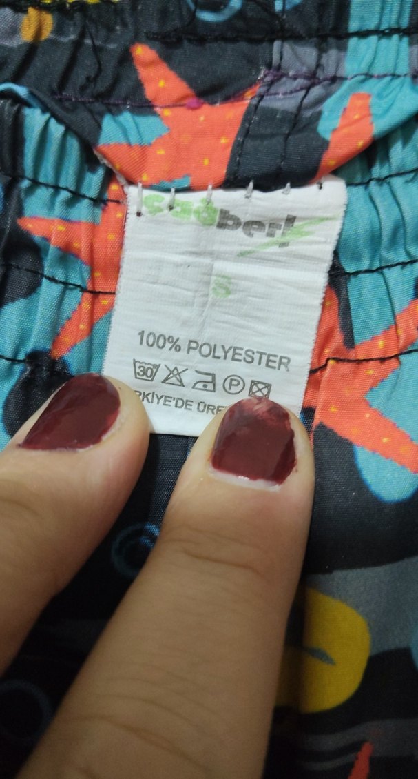 Renkli Baskılı Erkek Mini Deniz Şortu - Görsel 3