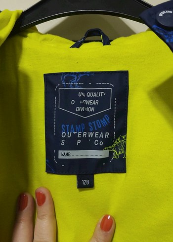 Erkek Çocuk Baskılı Mavi Yağmurluk - Görsel 7