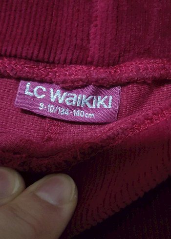 kırmızı Kız Tayt Elastik Belli - Görsel 4