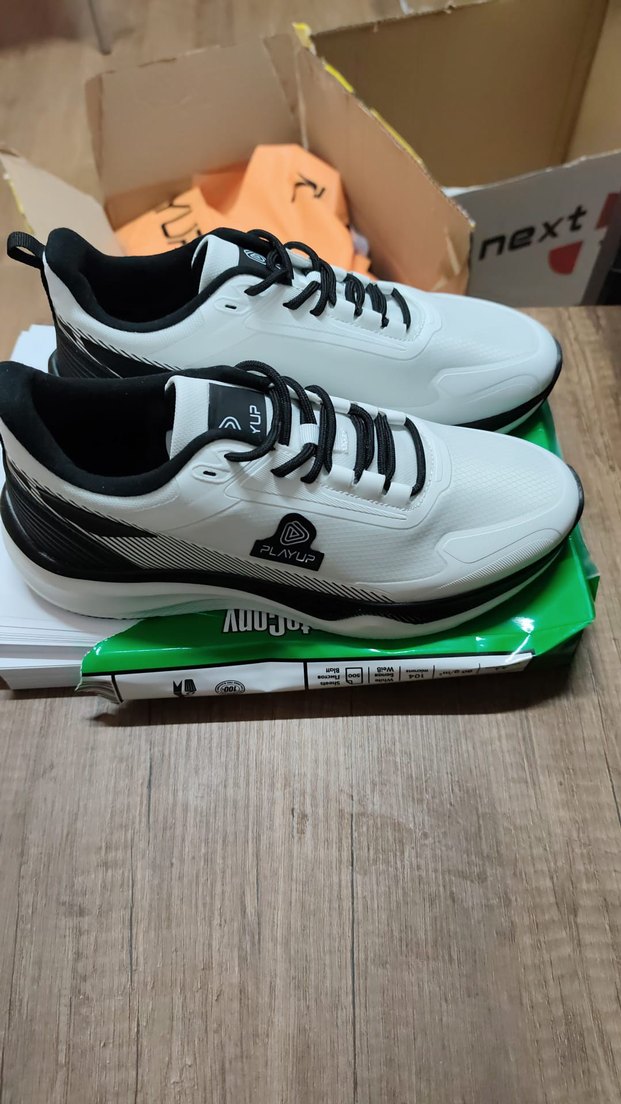 Beyaz Bağcıklı Erkek Spor Ayakkabı - Görsel 2