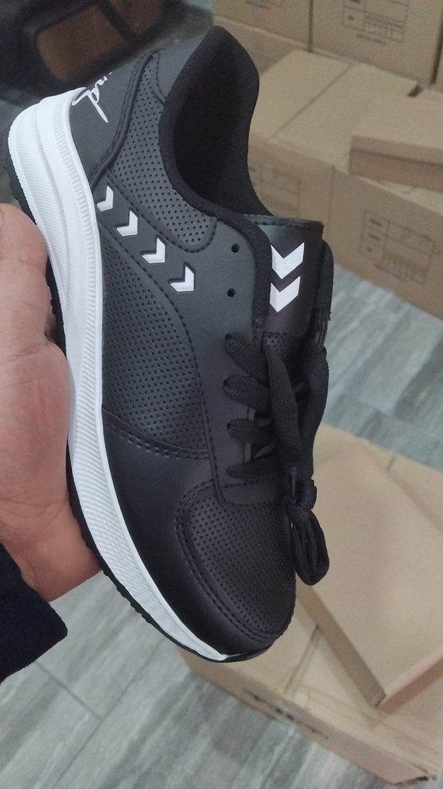 Beyaz Bağcıklı Kadın Spor Ayakkabı - Görsel 4