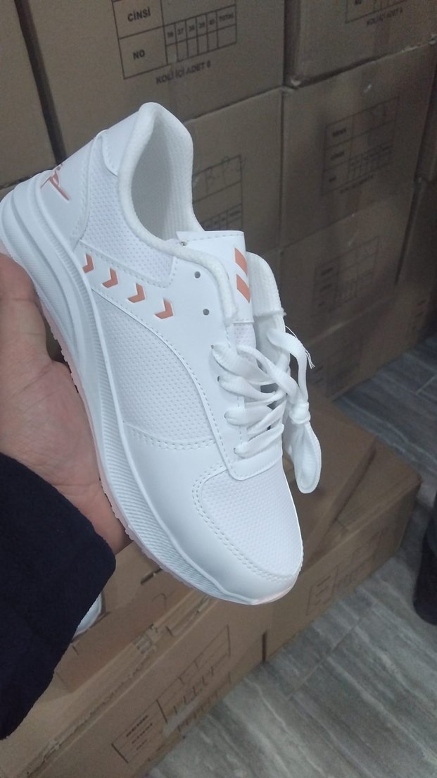 Siyah Bağcıklı Kadın Spor Ayakkabı - Görsel 2