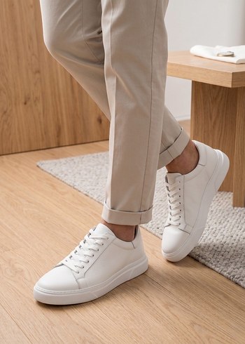 Diğer Minimal Beyaz Sneaker