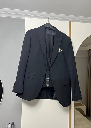 Siyah Erkek takım elbise - Görsel 3