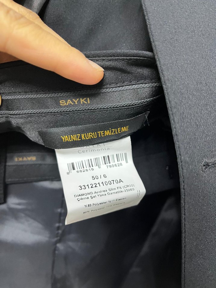 Siyah Erkek takım elbise - Görsel 5