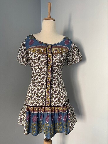 Hippie Vintage Boho Elbise