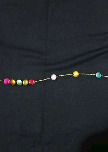 Vintage Boncuklu Bel Zinciri - Görsel 2