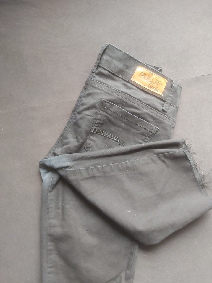 Düğmeli Kadın Denim Bermuda Şort - Görsel 5