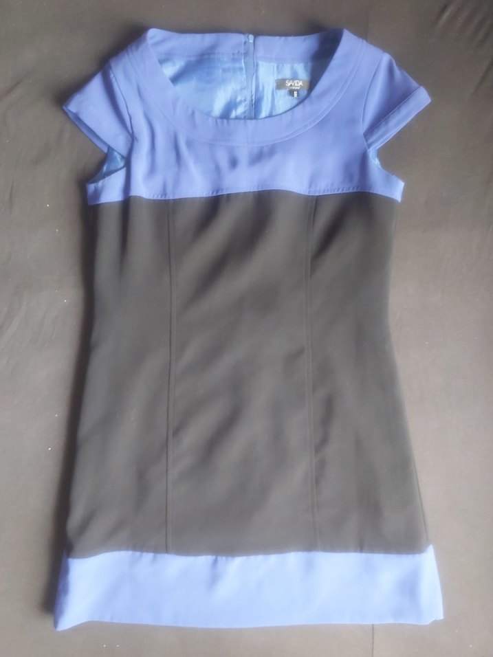 Kısa Kollu Mini Elbise - Görsel 3