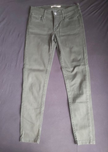 Haki Kadın Skinny Denim Pantolon