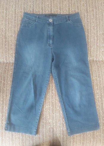 American Vintage Mavi Midi Kadın Kısa Kot Pantolon