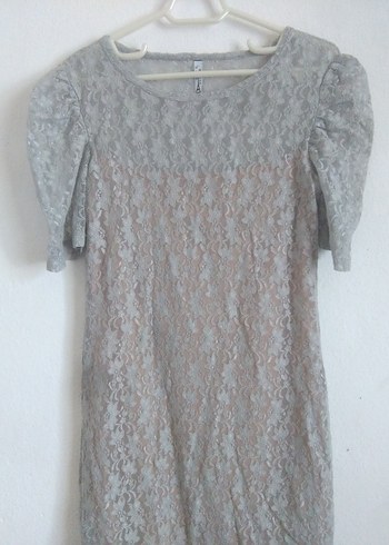 Dantel Detaylı Elbise - Görsel 5