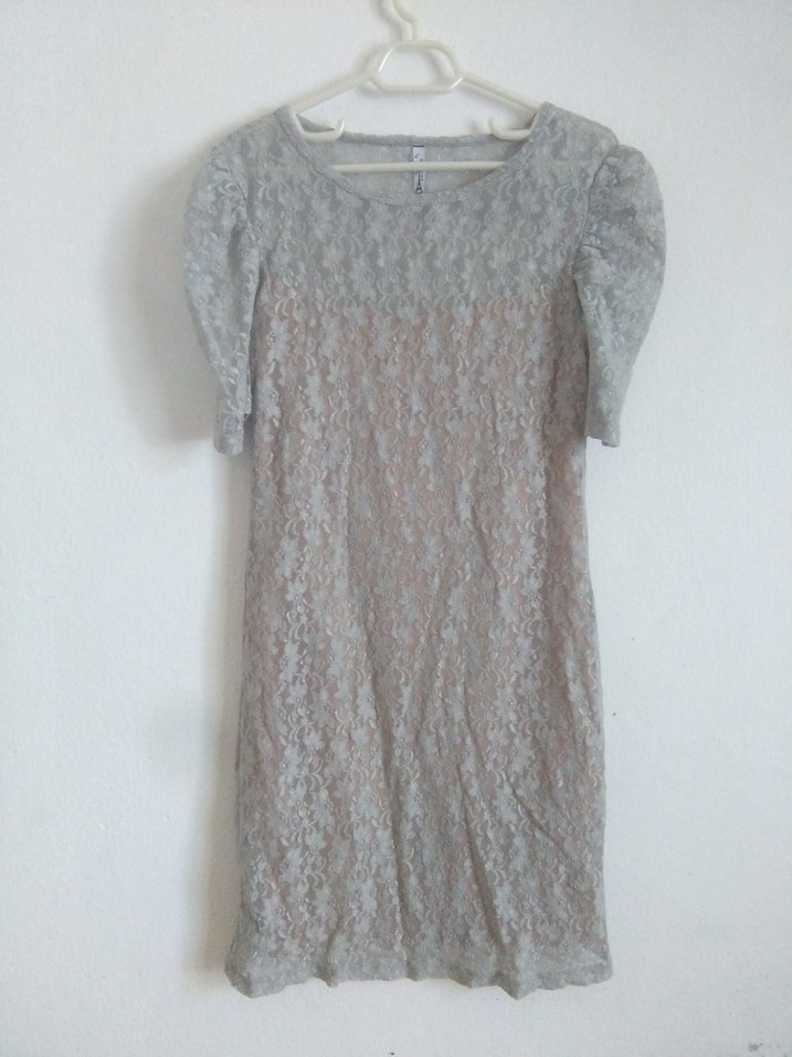 Dantel Detaylı Elbise - Görsel 2