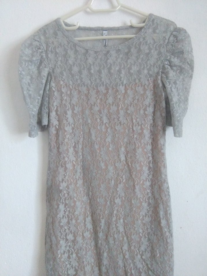 Dantel Detaylı Elbise - Görsel 5