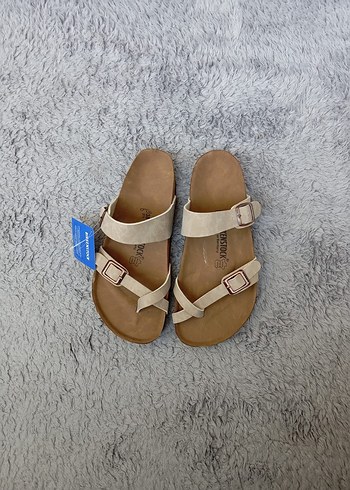38 Beden camel Renk BirkenStock Mayari Bej Terlik