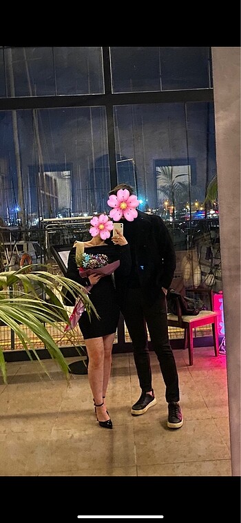 Zara siyah elbise