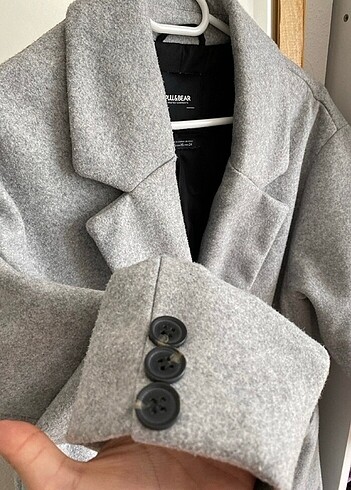 Pull and Bear Pullbear gri kaban