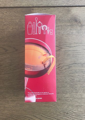 Diğer Vacu Vin Gri Kokteyl Seti Plus
