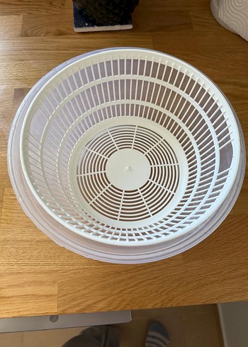 Beden beyaz Renk İKEA Beyaz Plastik Salata Kurutucu