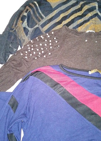 3 âdet üst uzun kollu - Görsel 2