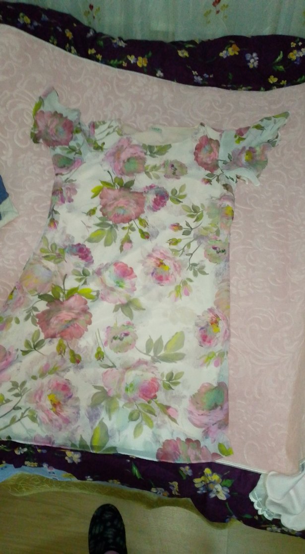 Çiçek Desenli elbise - Görsel 3