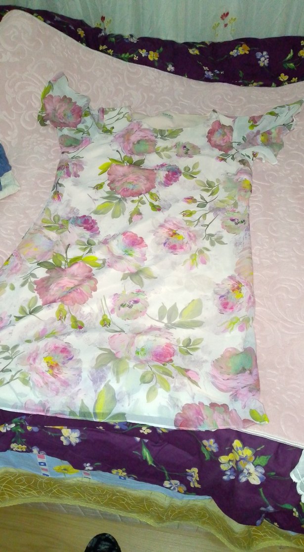 Çiçek Desenli elbise - Görsel 2