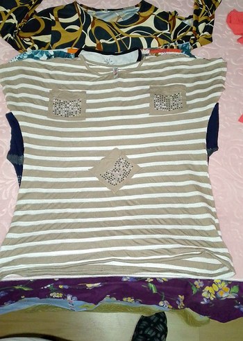 4 adet üst 
3 kısa kollu 1 uzun - Görsel 2