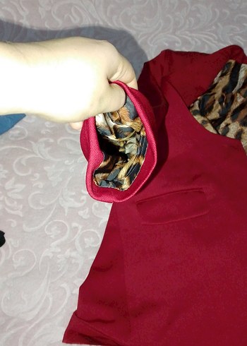 Bordo, Kadın Ofis Takımı 2 âdet - Görsel 5