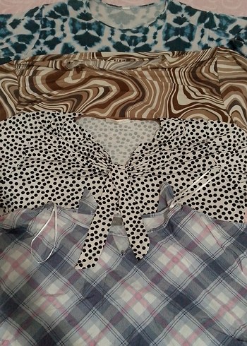 4 adet kısa kollu üst - Görsel 2