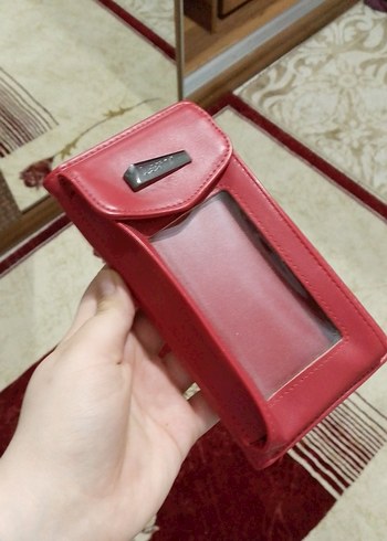 Kırmızı Deri  Kadın Cüzdanı - Görsel 2