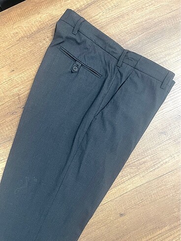 Prada Pantalon Gri Klasik