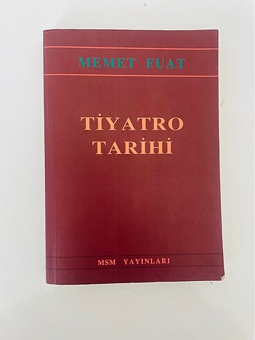 Tiyatro Tarihi kitabı