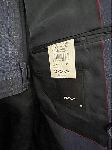 AVVA Kruvaze Takım Elbise Mavi - Görsel 5