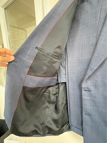 AVVA Kruvaze Takım Elbise Mavi - Görsel 4