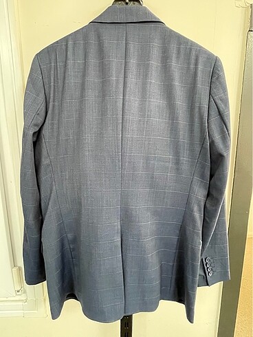 AVVA Kruvaze Takım Elbise Mavi - Görsel 10