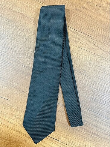 Damat Kravat Siyah ipek - Görsel 4