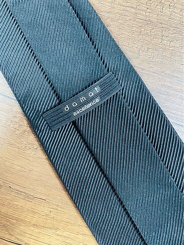 Damat Kravat Siyah ipek - Görsel 6